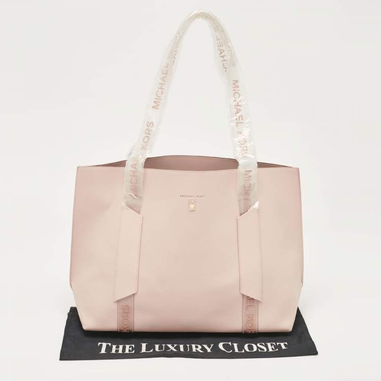 Pre Owned Michael Kors Blush Pink PVC Tote