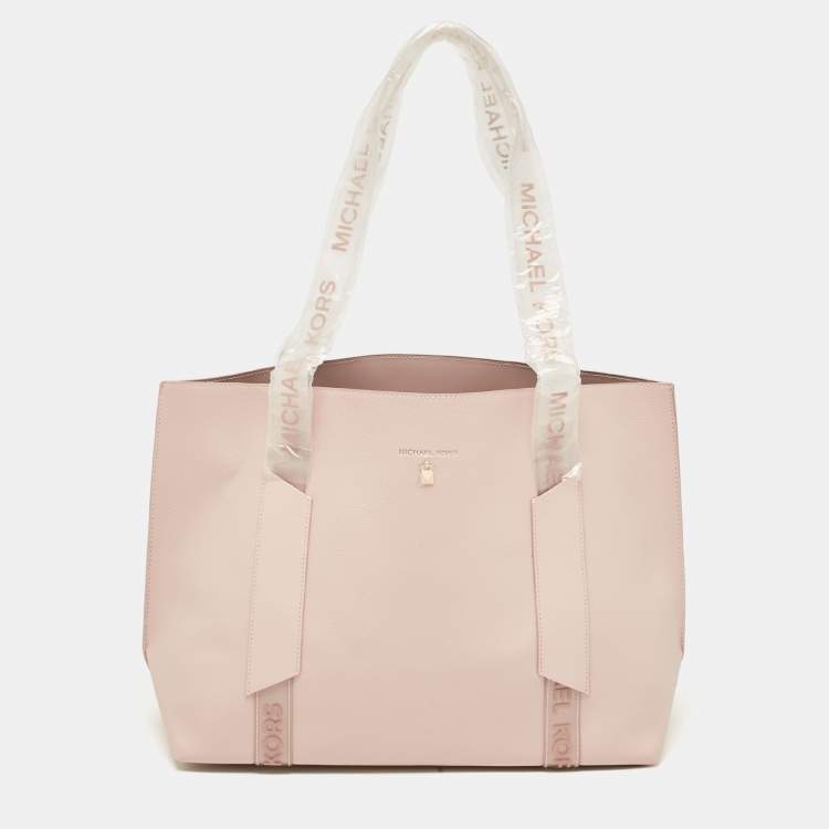 Pre Owned Michael Kors Blush Pink PVC Tote