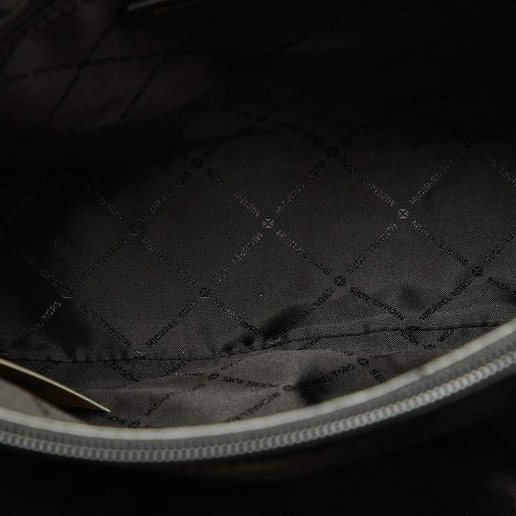 Pre Owned Michael Kors Black Leather Large Gramercy Satchel