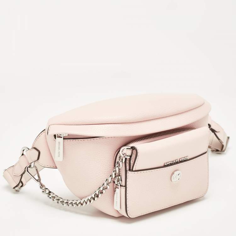 مملوكة مسبقًا Michael Kors Powder Pink Leather 2 in 1 Maisie Waist Bag