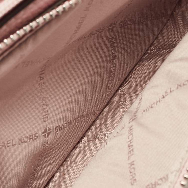 مملوكة مسبقًا Michael Kors Powder Pink Leather 2 in 1 Maisie Waist Bag