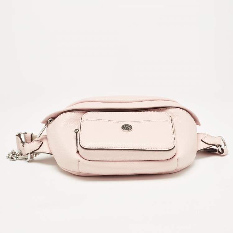 مملوكة مسبقًا Michael Kors Powder Pink Leather 2 in 1 Maisie Waist Bag