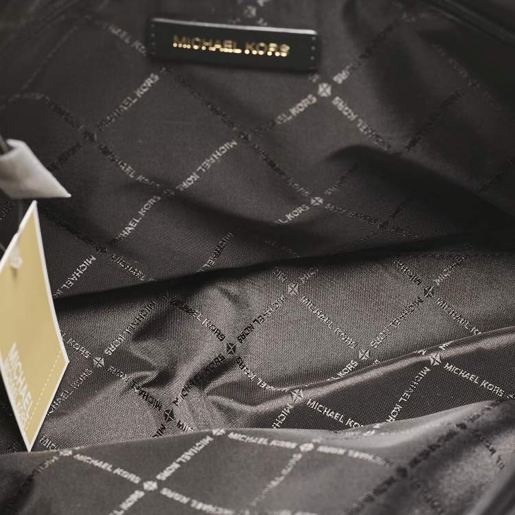 مملوكة مسبقًا Michael Kors Black Leather Large Trisha Tote