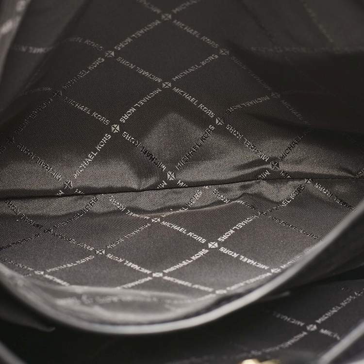 مملوكة مسبقًا Michael Kors Black Leather Large Trisha Tote