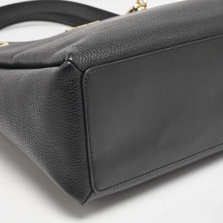 مملوكة مسبقًا Michael Kors Black Leather Large Trisha Tote