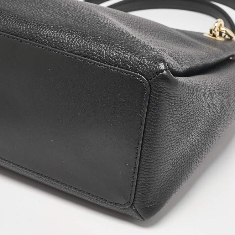 مملوكة مسبقًا Michael Kors Black Leather Large Trisha Tote