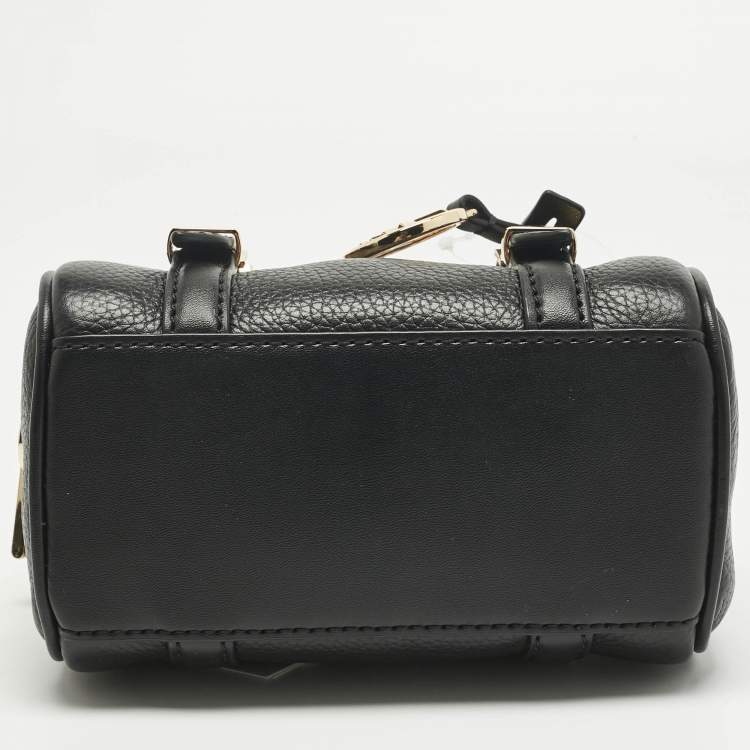 Pre Owned Michael Kors Black Leather Extra Small Bedford Legacy Crossbody Bag