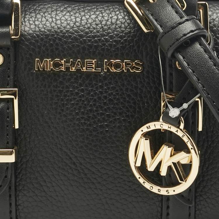 Pre Owned Michael Kors Black Leather Extra Small Bedford Legacy Crossbody Bag