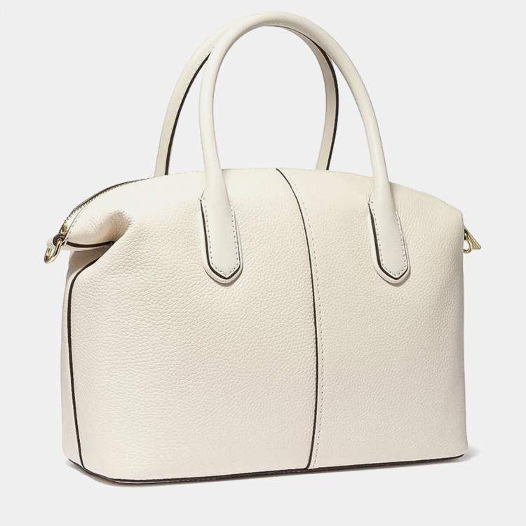 Pre Owned Michael Kors LG Gold Leather Satchel Bag