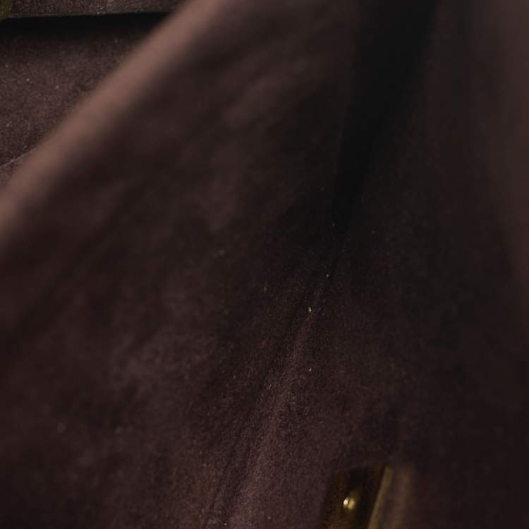 Pre Owned Michael Kors Cece Large Olive Green Leather Shoulder Bag