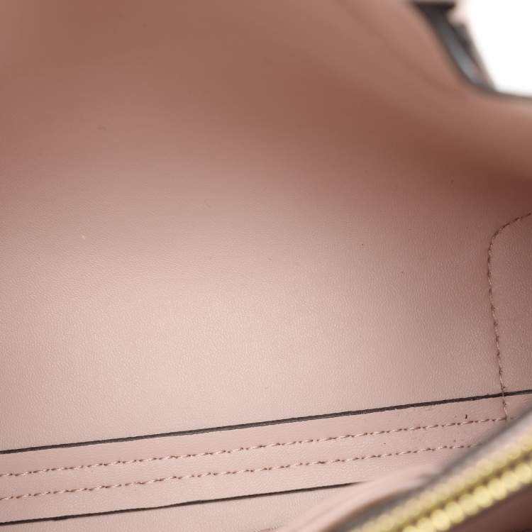 Pre Owned Michael Kors Mercer Medium Light Pink/Beige Signature Coated Canvas and Leather Tote