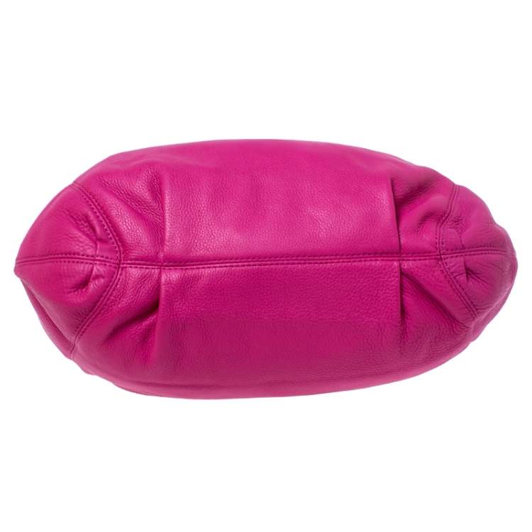 Pre Owned MICHAEL Michael Kors Pink Leather Chain Excess Shoulder Bag 