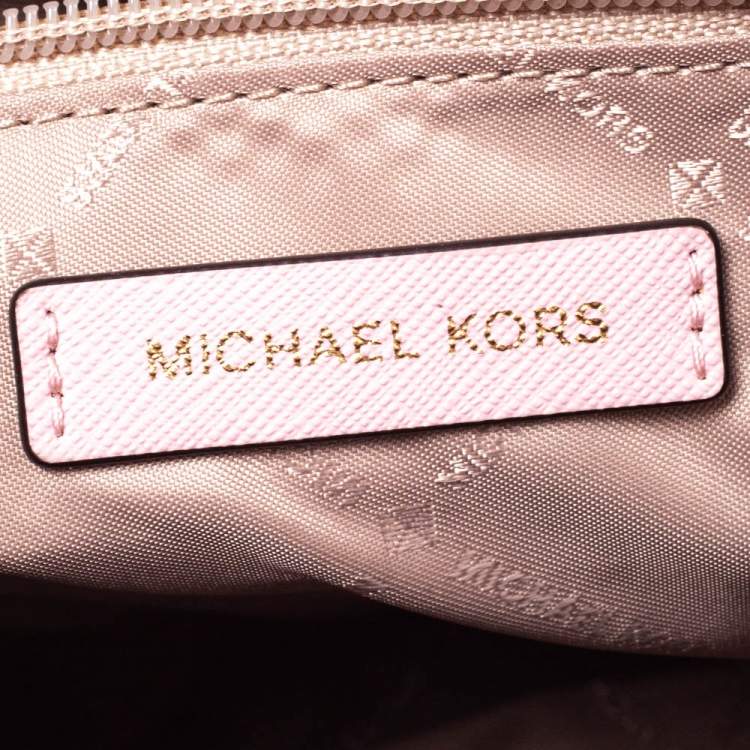 مملوكة مسبقًا Michael Michael Kors Blossom Pink Leather Medium Selma Satchel