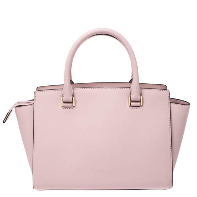 مملوكة مسبقًا Michael Michael Kors Blossom Pink Leather Medium Selma Satchel