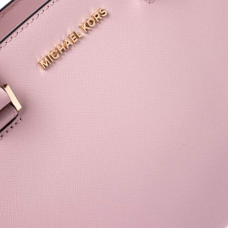 مملوكة مسبقًا Michael Michael Kors Blossom Pink Leather Medium Selma Satchel