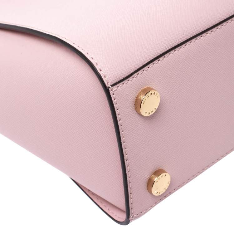 مملوكة مسبقًا Michael Michael Kors Blossom Pink Leather Medium Selma Satchel