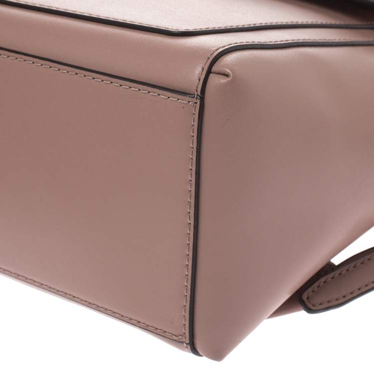 مملوكة مسبقًا Michael Kors Nude Pink Leather Medium Mindy Backpack