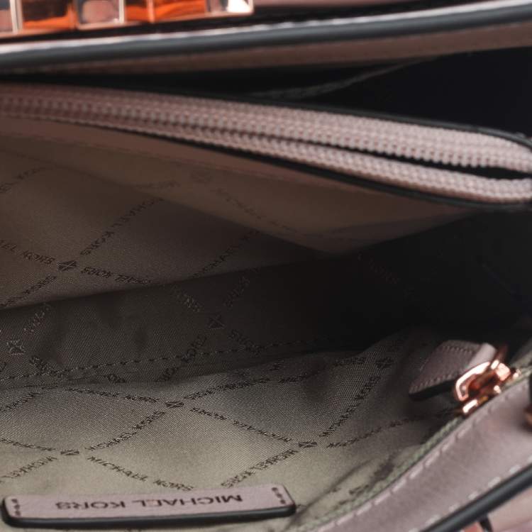 Pre Owned Michael Kors Blush Pink Leather Medium Mott Tote