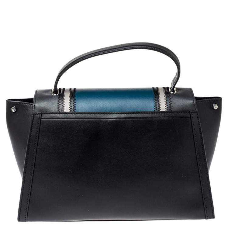 Pre Owned Michael Kors Tri Color Leather Whitney Top Handle Bag
