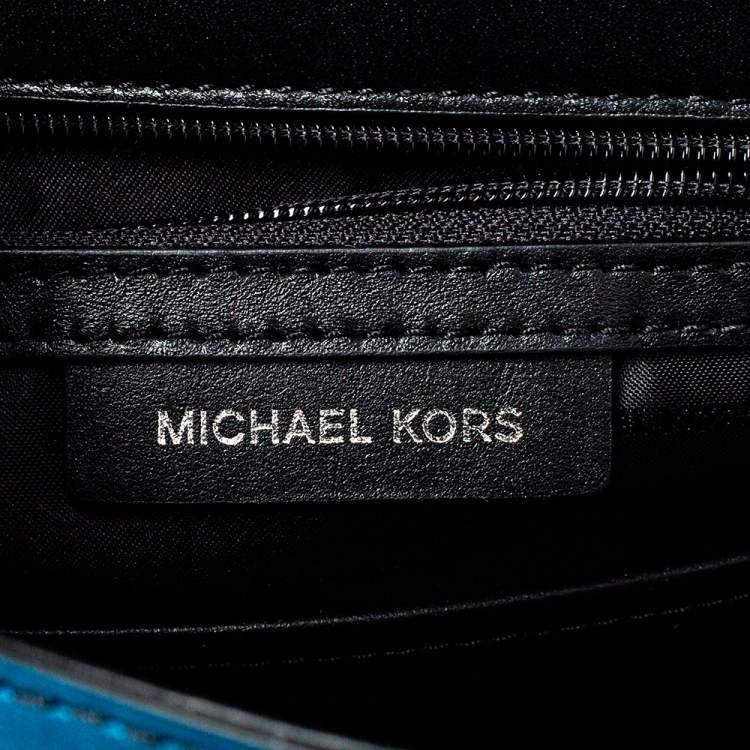 Pre Owned Michael Kors Tri Color Leather Whitney Top Handle Bag