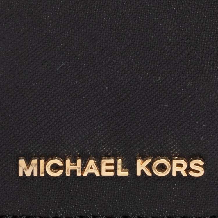 Pre Owned Michael Kors Black Leather Mini Rhea Backpack