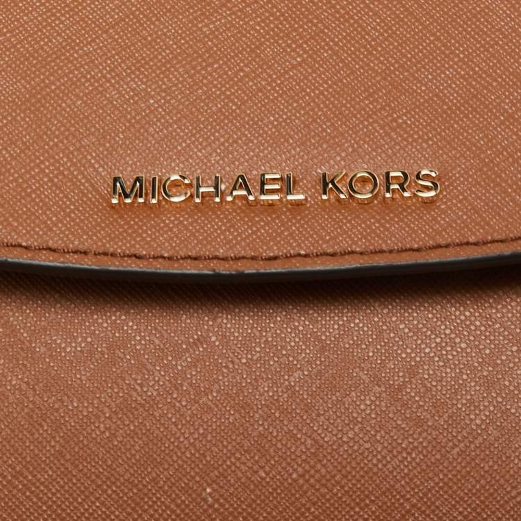 Pre Owned Michael Kors Tan Leather Extra Small Ava Crossbody Bag