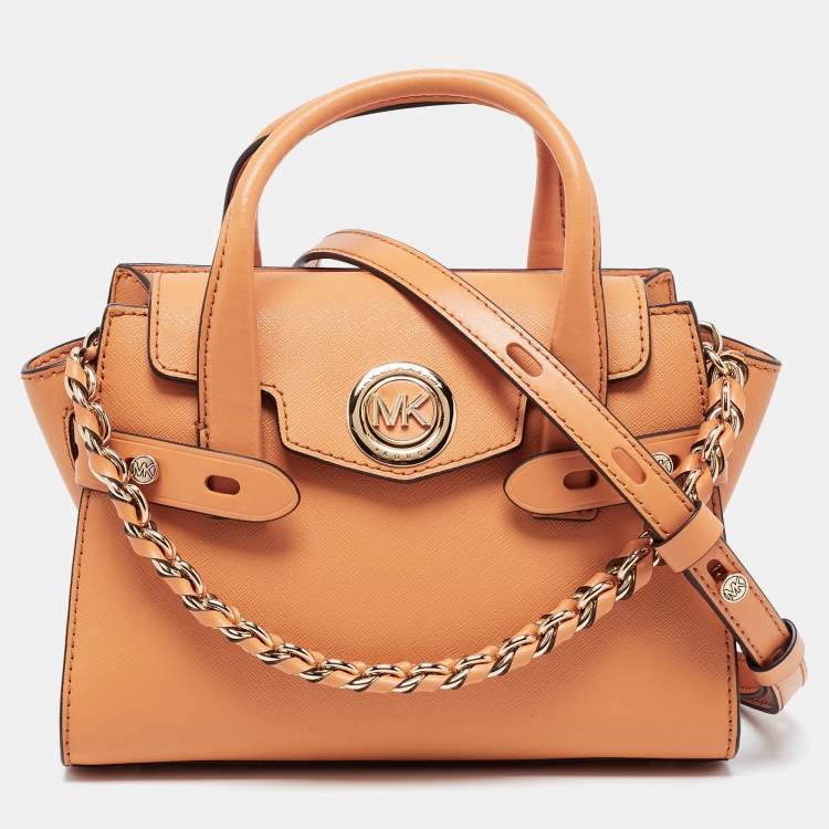 Michael Kors Caramel Brown Leather Carmen Satchel Michael Kors | TLC