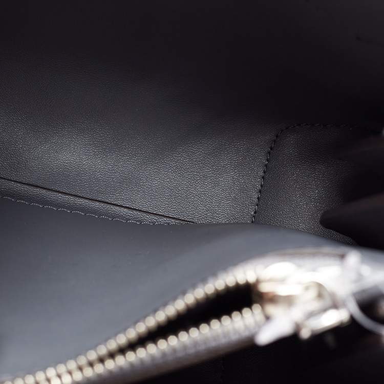 Pre Owned Michael Kors Grey Leather Mercer Satchel