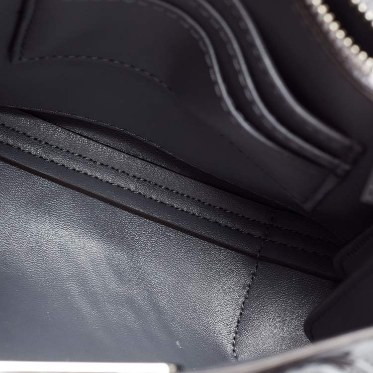 Pre Owned Michael Kors Grey Leather Mercer Satchel