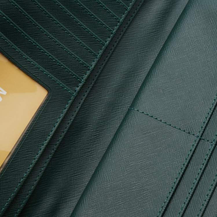 Pre Owned Michael Kors Multicolor Signature Coated Canvas Striped Zip Around Wallet