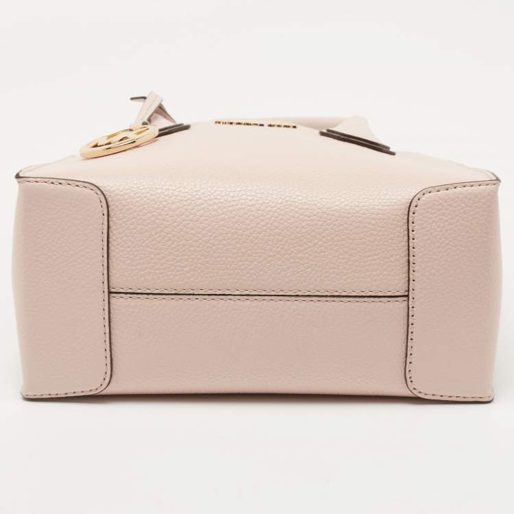 Pre Owned Michael Kors Powder Blush Leather Mini Mercer Tote
