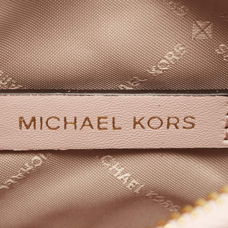 Pre Owned Michael Kors Powder Blush Leather Mini Mercer Tote