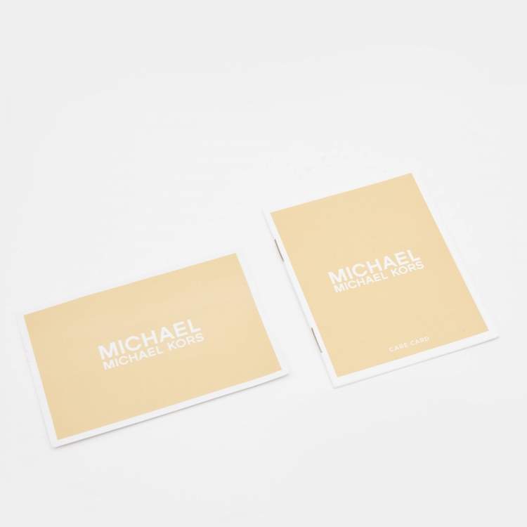 Pre Owned Michael Kors Blush Pink Leather Wallet On Strap