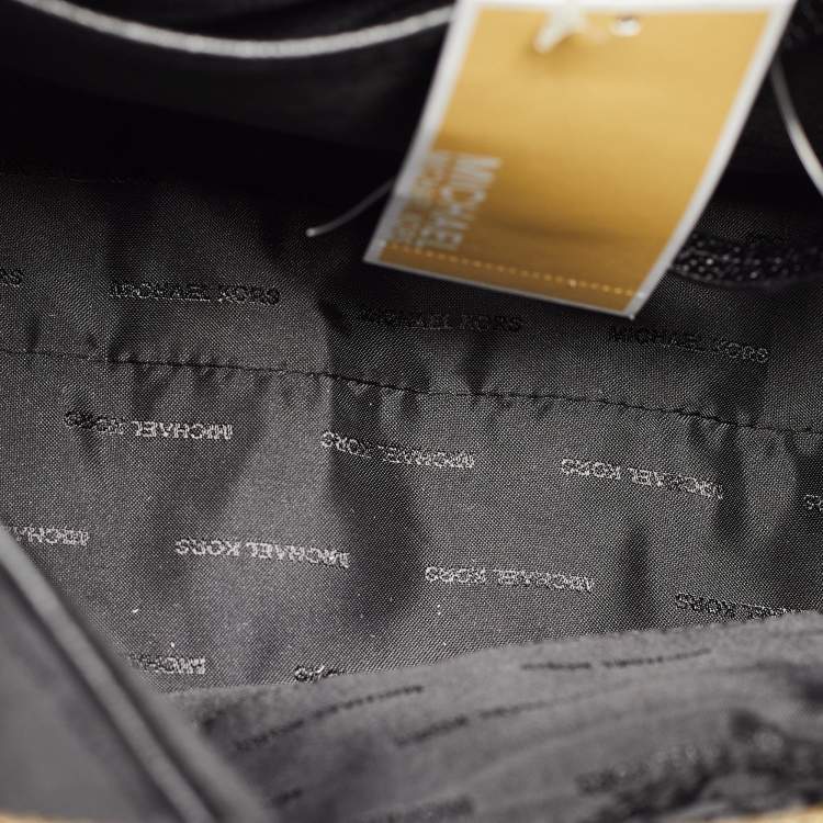 Pre Owned Michael Kors Black Leather Large Mercer Dome Satchel