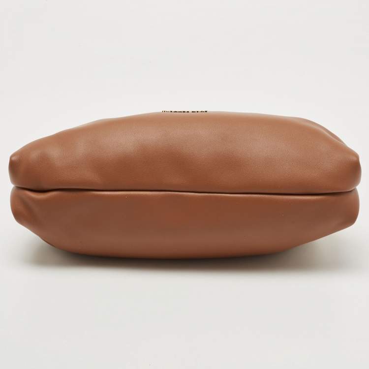 Pre Owned Michael Kors Brown Faux Leather Small Nola Crossbody Bag