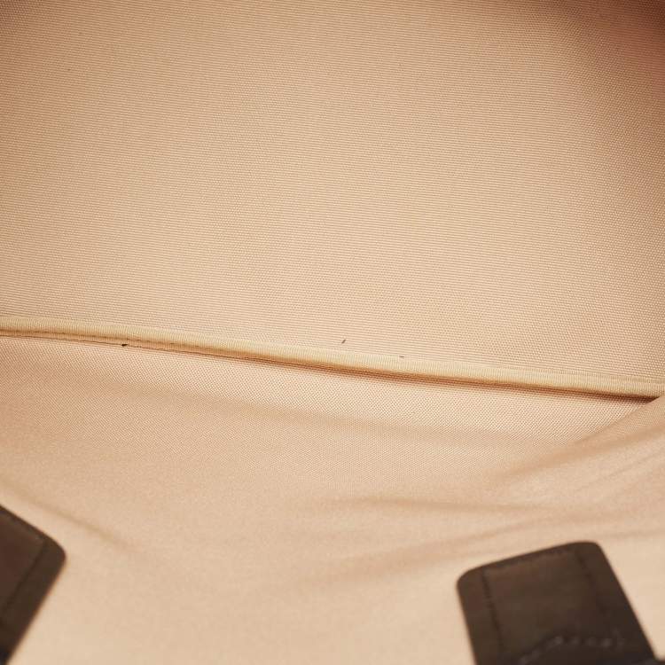 Pre Owned Michael Kors Black/Grey Signature Coated Canvas Large Jodie Tote