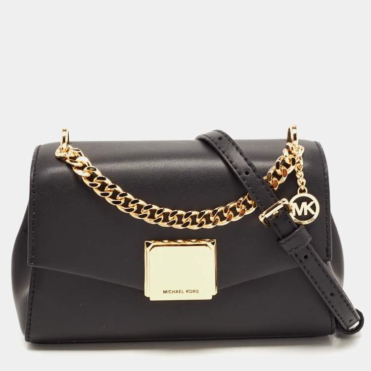 Buy Michael Kors Women Black Small Logo Pochette Bag for Women Online |  Trendin