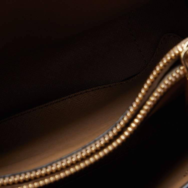 Pre Owned Michael Kors Tri Color Leather Small Mercer Tote