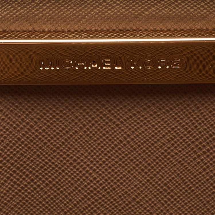 Pre Owned Michael Kors Tri Color Leather Small Mercer Tote