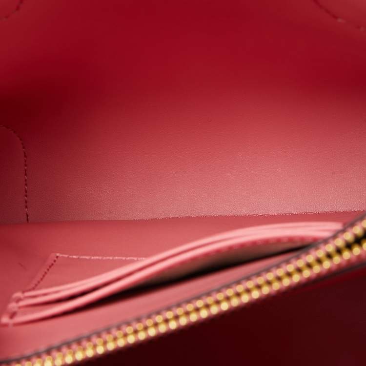 Pre Owned Michael Kors Pink Leather Mercer Tote