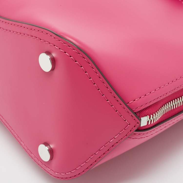 Pre Owned Michael Kors Deep Fuchsia Leather Medium Blakely Satchel