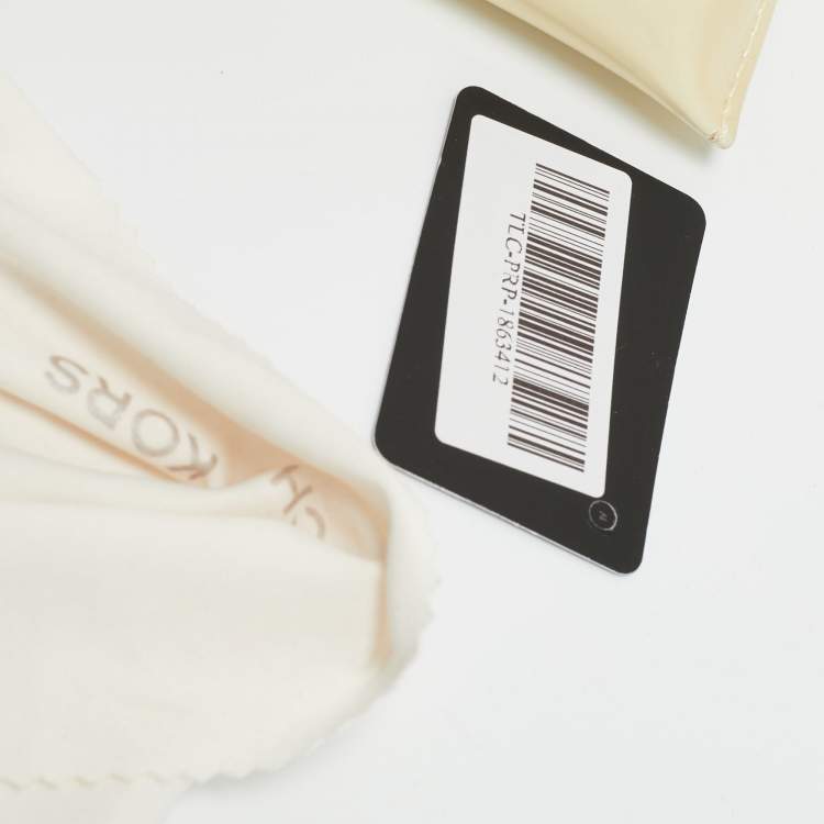 Pre Owned Michael Kors Brown/Rose Gold Mirrored MK5004 Chelsea Aviator Sunglasses