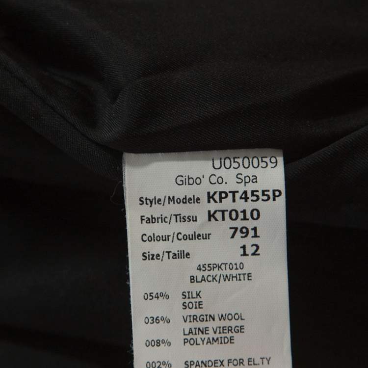 Pre Owned Michael Kors Black Silk Blend Sleeveless Midi Dress L