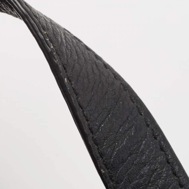 Pre Owned Michael Kors Black Leather Large Camden Drawstring Shoulder Bag