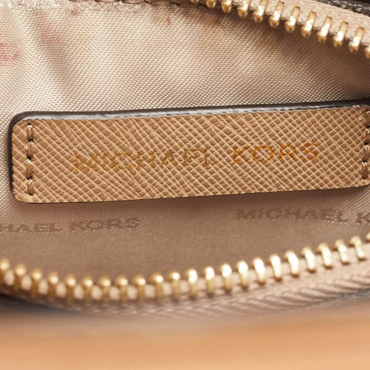 Pre Owned Michael Kors Multicolor Signature Coated Canvas and Leather Mercer Tote