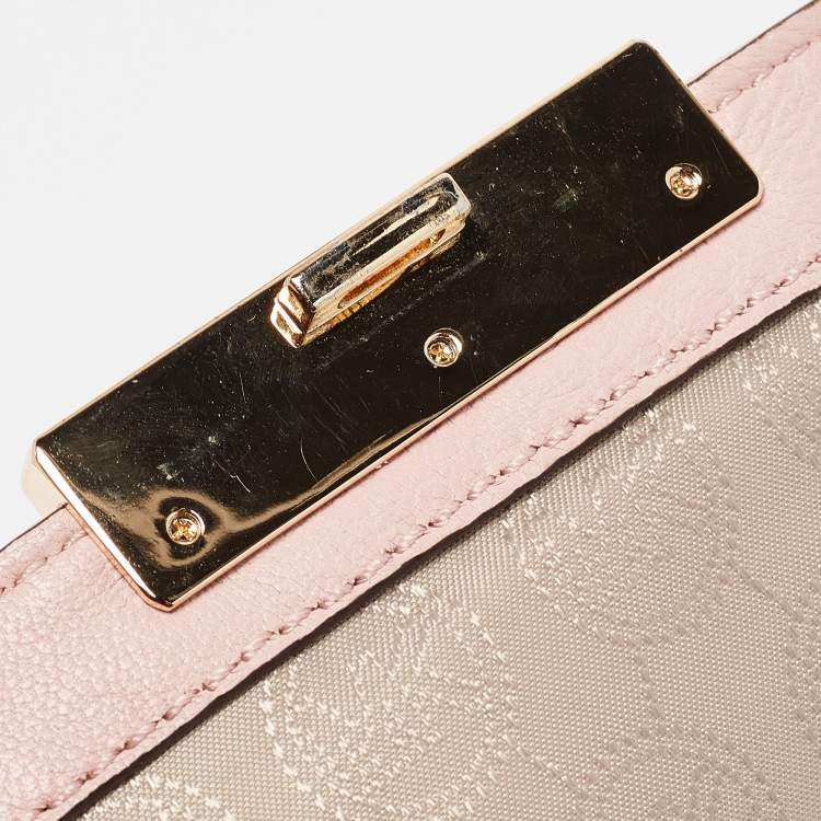 Pre Owned Michael Kors Pink Quilted Leather Small Sloan Crossbody Bag