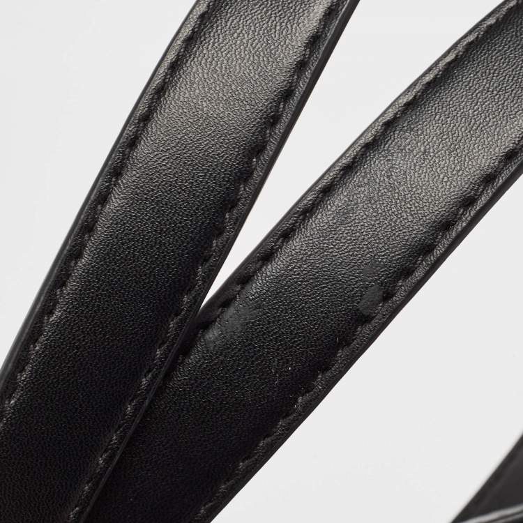 Pre Owned Michael Kors Black Leather Large Emilia East/West Tote