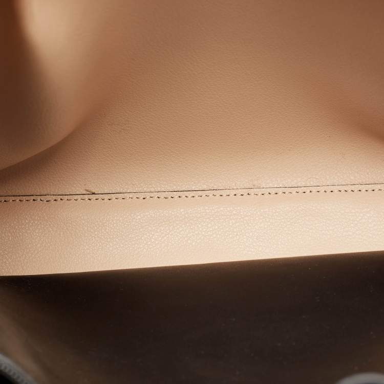 Pre Owned Michael Kors Black Leather Large Emilia East/West Tote