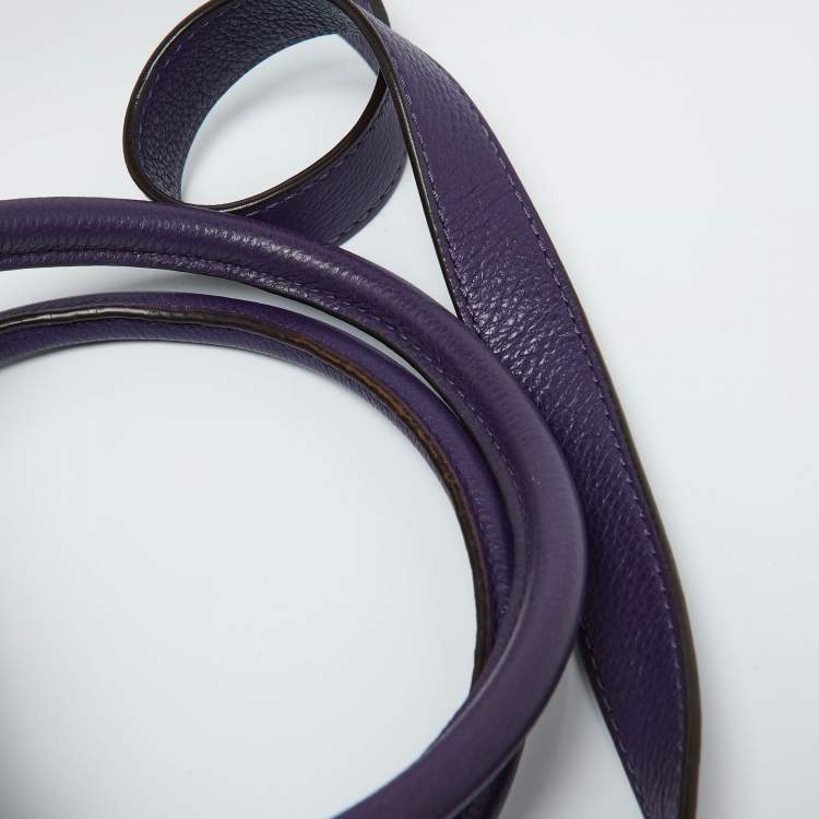 مملوكة مسبقًا MICHAEL Michael Kors Purple Leather Large Hamilton North South Tote
