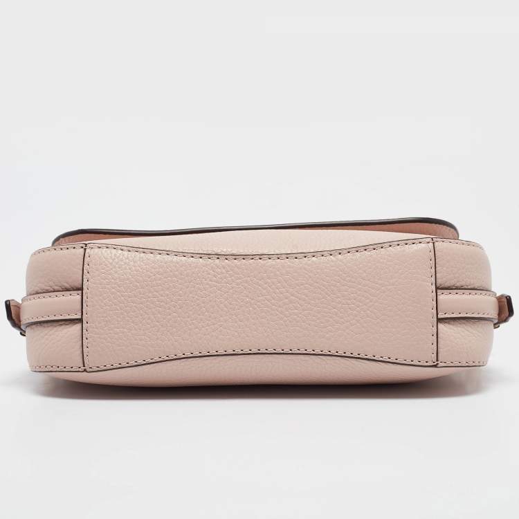 Pre Owned Michael Kors Pink Leather Large Bedford Legacy Shoulder Bag